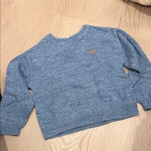GAP Heather Blue Baby Sweater